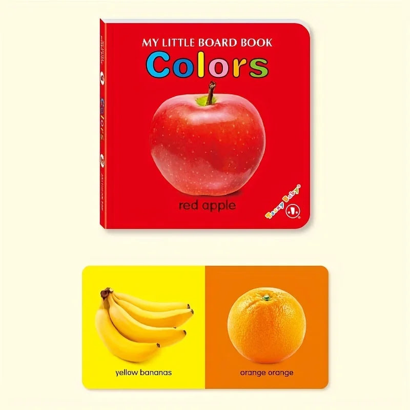 Baby Colorful Pattern Card Books Interactive Sensory Baby Toys