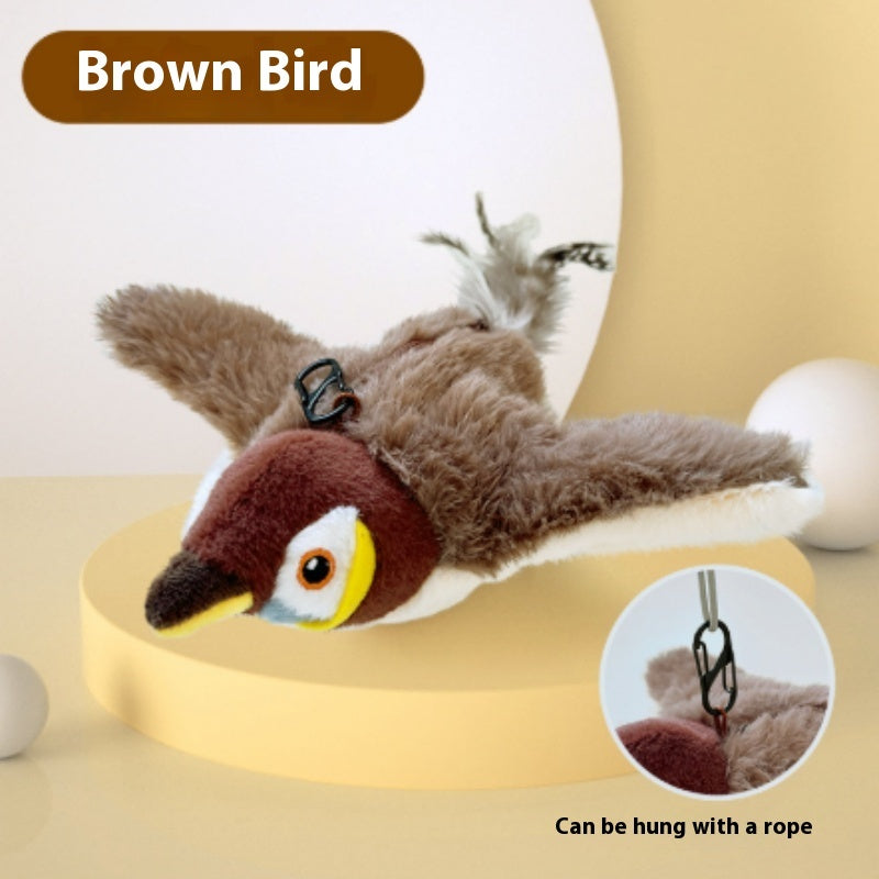 Pet Plush Bite Resistant Toy Patting, Shaking, Bird Shaking, Electric