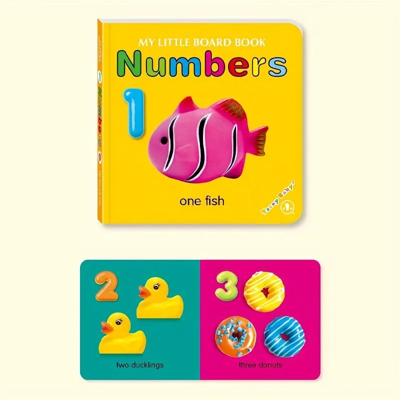 Baby Colorful Pattern Card Books Interactive Sensory Baby Toys