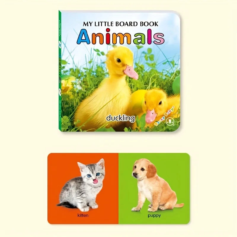 Baby Colorful Pattern Card Books Interactive Sensory Baby Toys