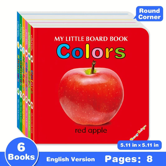 Baby Colorful Pattern Card Books Interactive Sensory Baby Toys