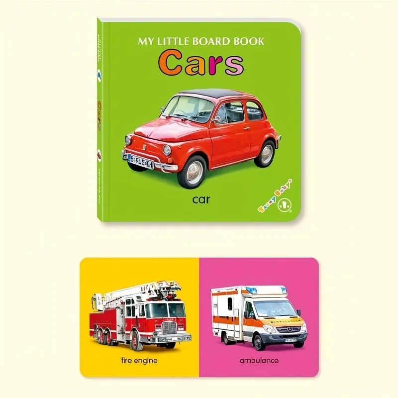Baby Colorful Pattern Card Books Interactive Sensory Baby Toys